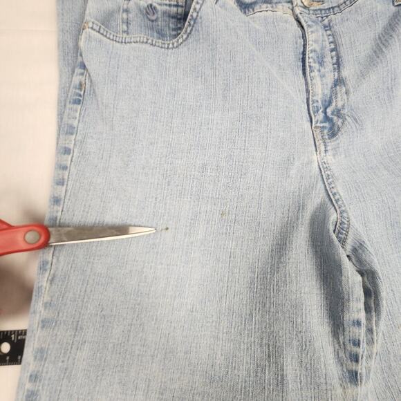 Gloria Vanderbilt Jeans Women’s 16 Blue Amanda Straight Denim Cotton Blend - Picture 2 of 16